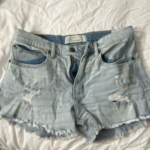 Denim shorts